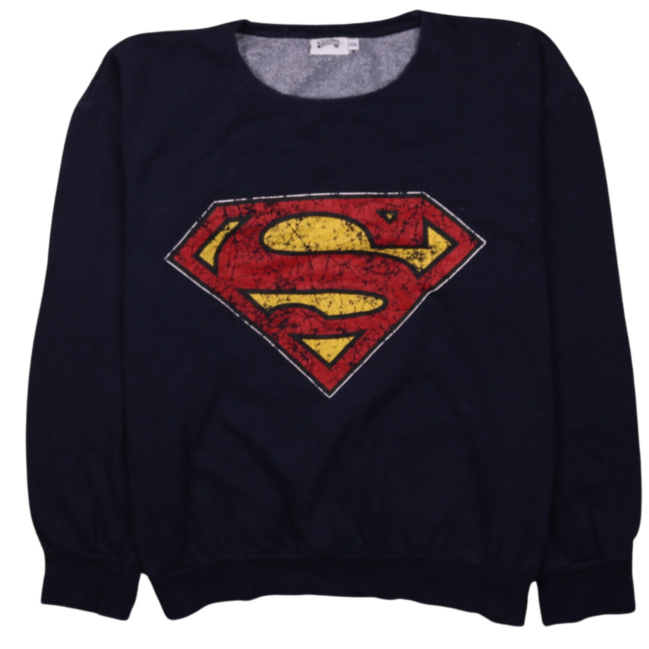 Superman Men's Blue 2XL Pullover Graphic Sweatshirt