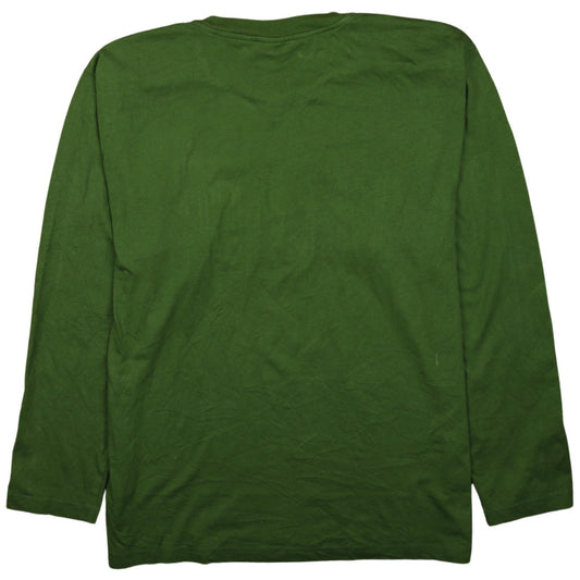 Champion Men's Green Celtics Long Sleeve Crew Neck T-Shirt XL