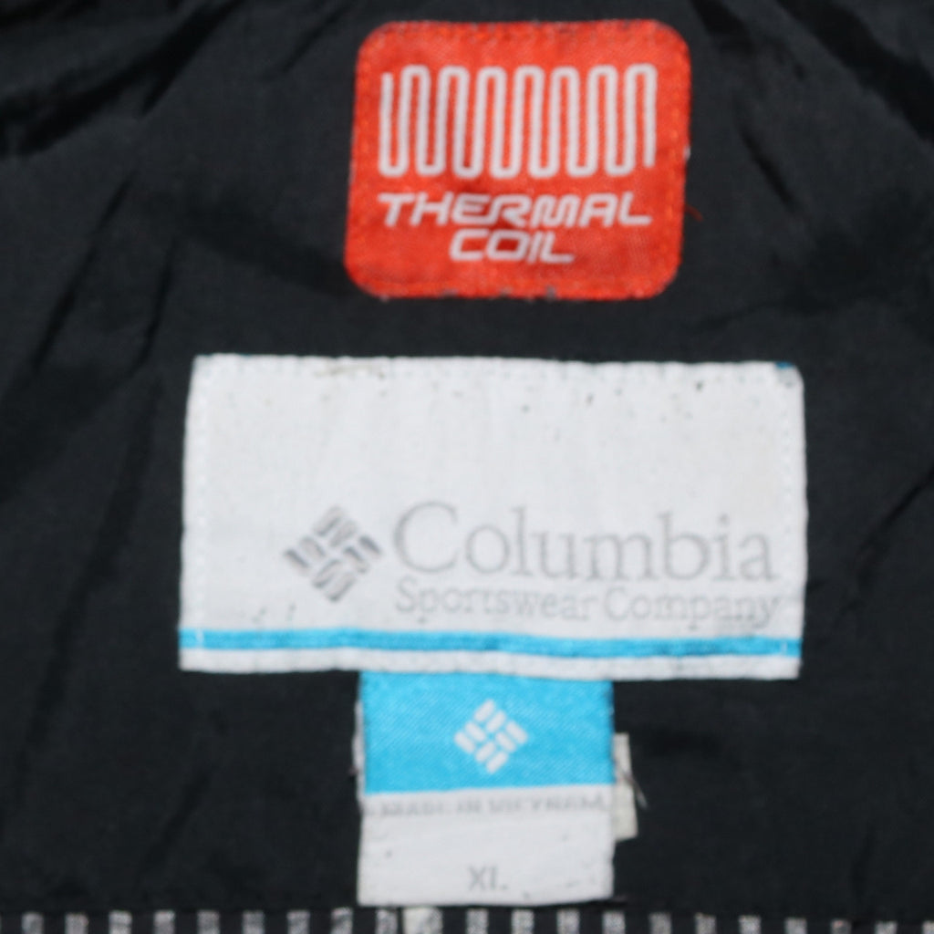 Columbia Men's Black Camouflage XL Bomber Jacket Thermal Coil