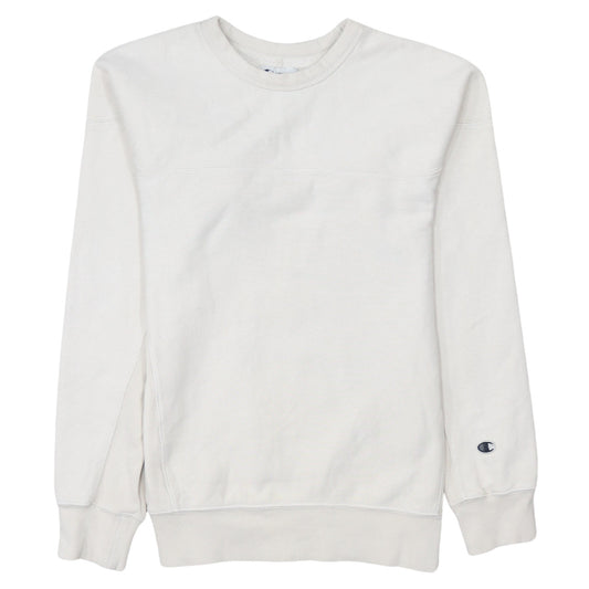 Champion Men's White XS Crew Neck Pullover Sweatshirt