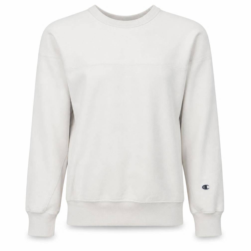 Champion Men's White XS Crew Neck Pullover Sweatshirt