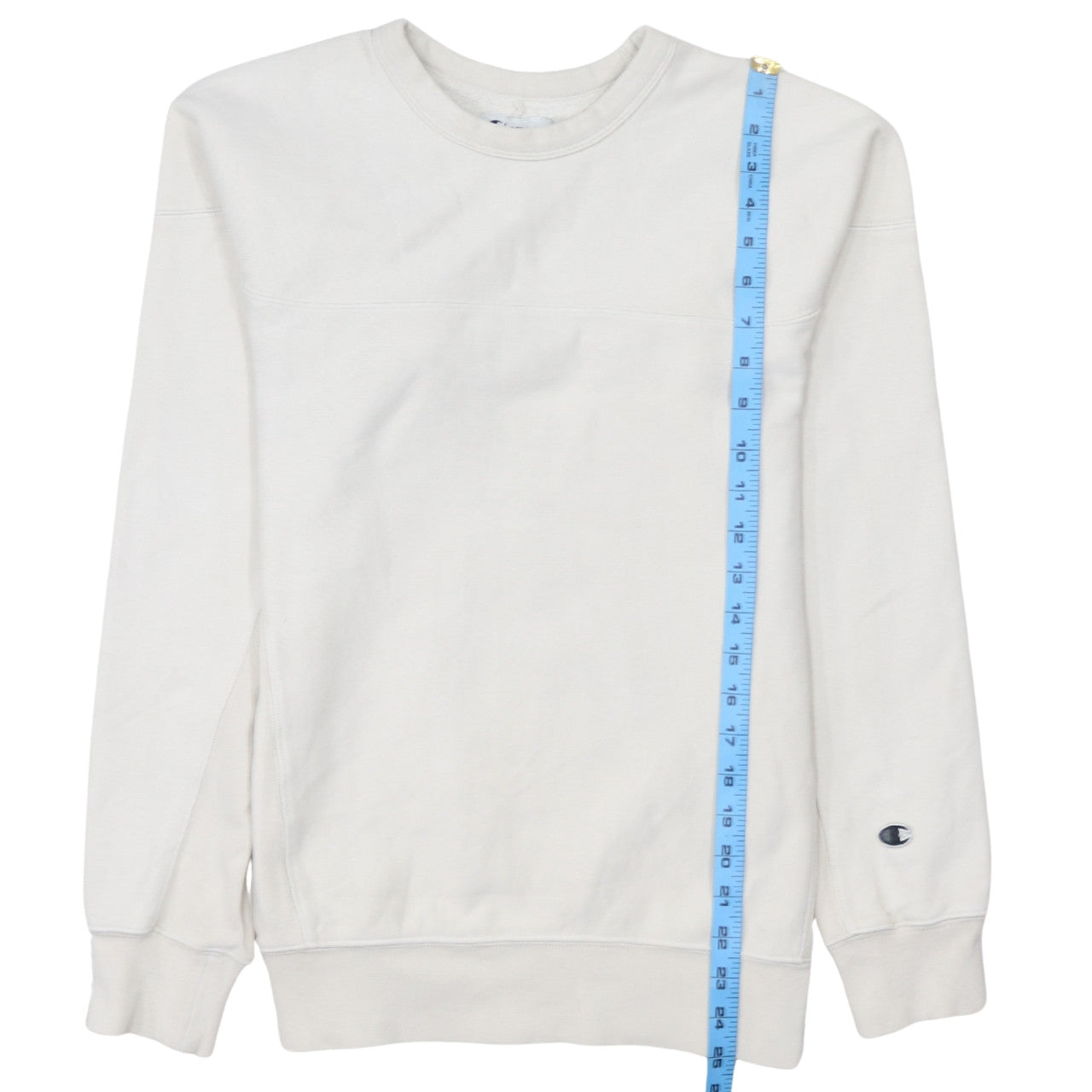 Champion Men's White XS Crew Neck Pullover Sweatshirt