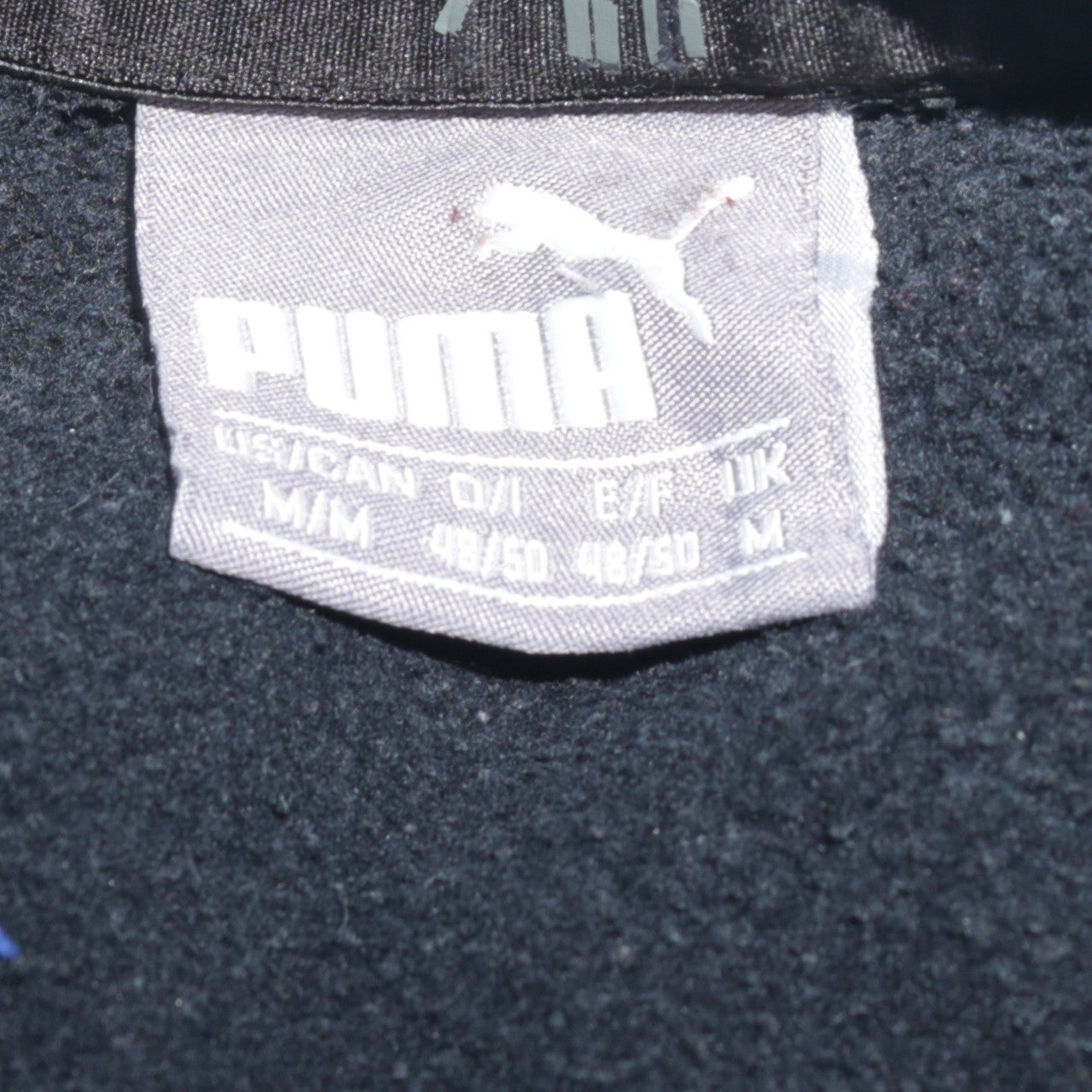 Puma Men's Black M Pullover Sweatshirt Crew Neck Logo Sportswear