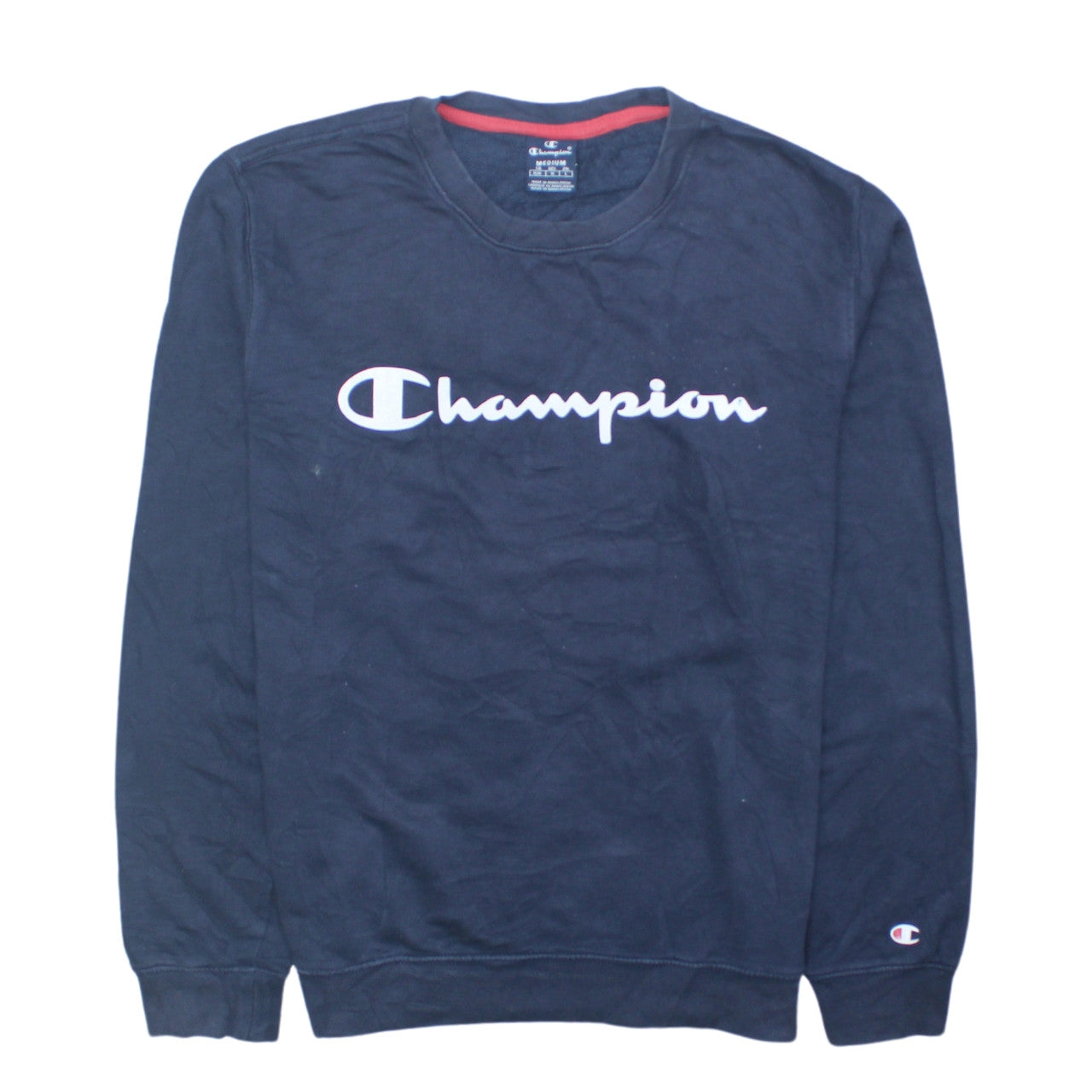 Champion Boys Navy Blue Crew Neck Sweatshirt 15-16 Years 2XL Pullover