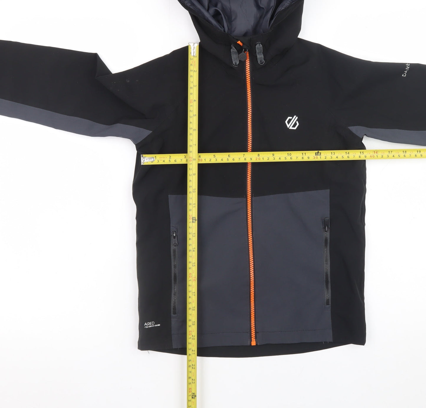 Dare 2b Boys Black Softshell Hooded Waterproof Jacket 9-10 Years