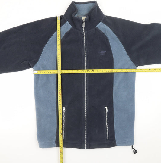 Cotton Traders Men's Blue Fleece Full Zip Jacket Size S