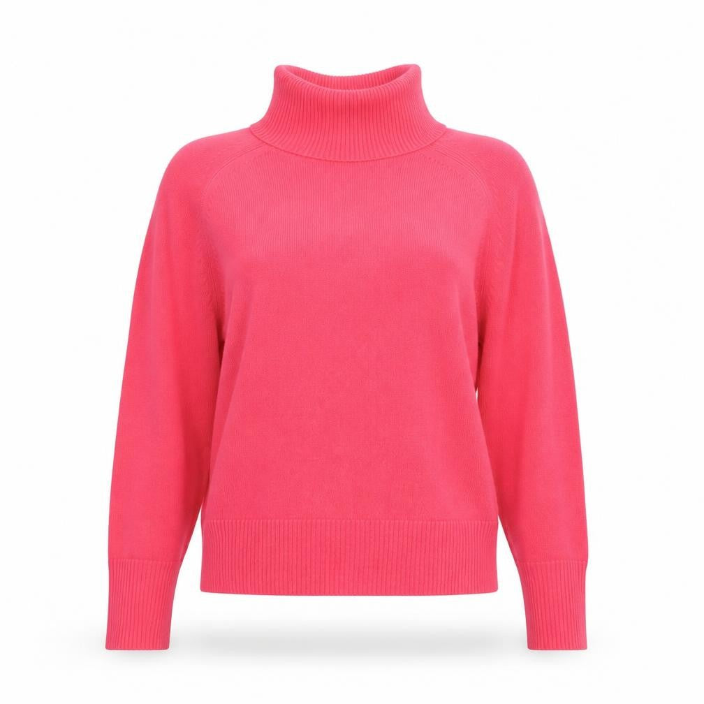 Marks and Spencer Women Pink Roll Neck Pullover Jumper XS