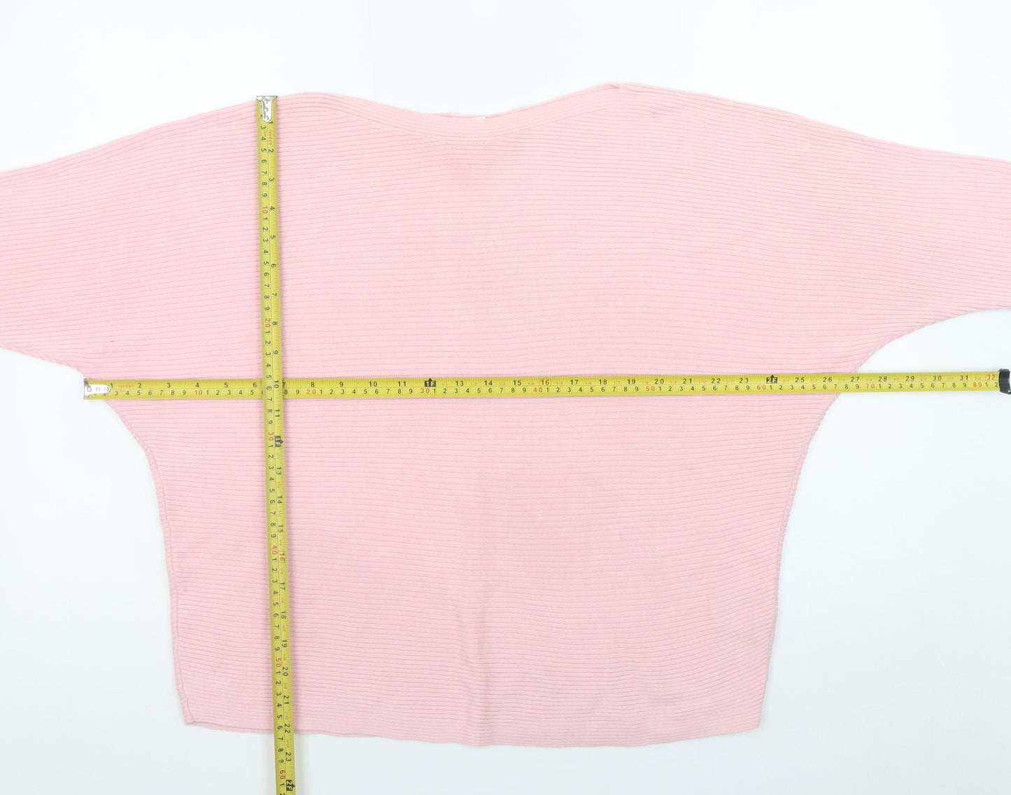 Lace Label Womens Pink XS Relaxed Knit Pullover Jumper