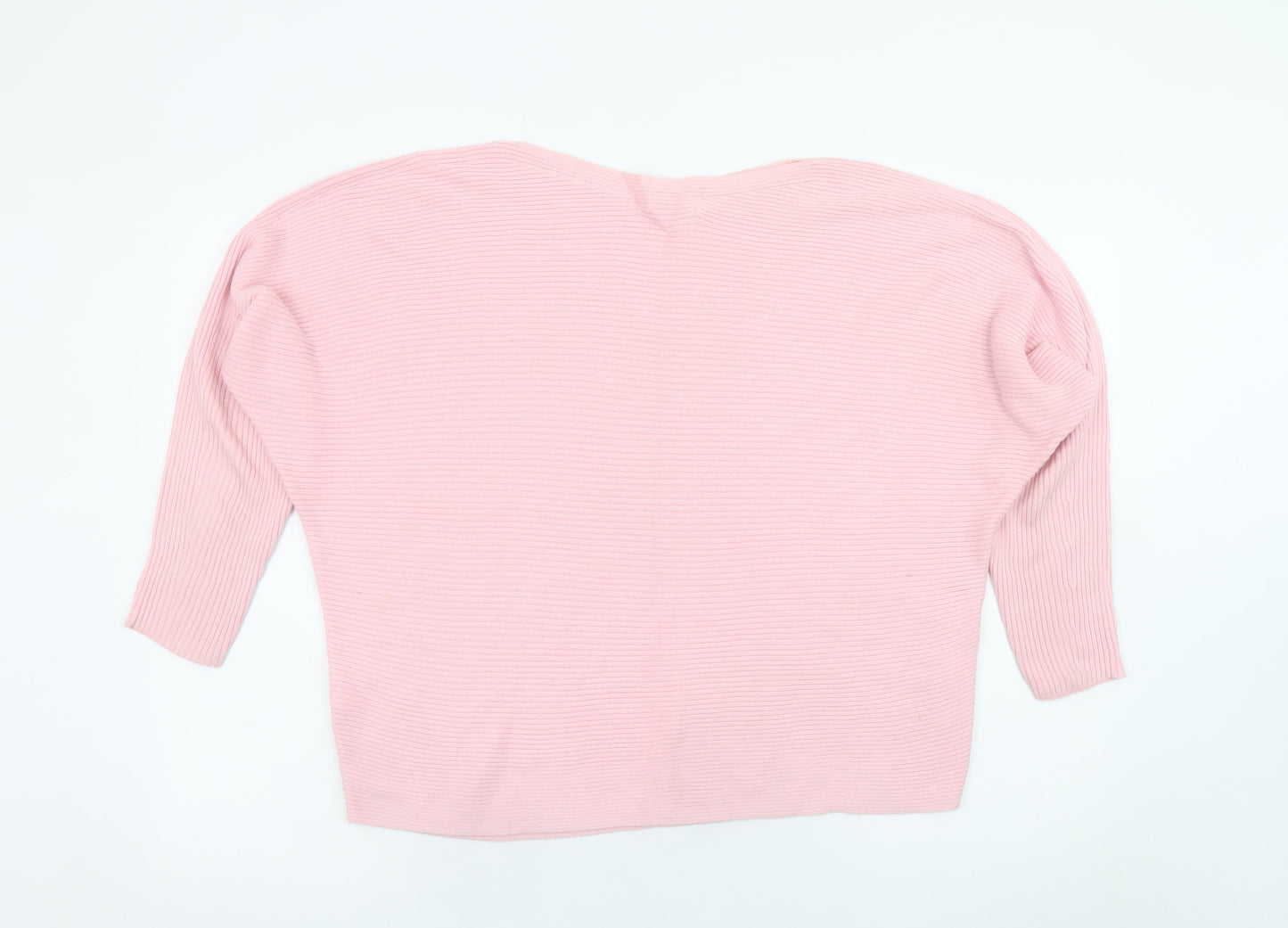 Lace Label Womens Pink XS Relaxed Knit Pullover Jumper