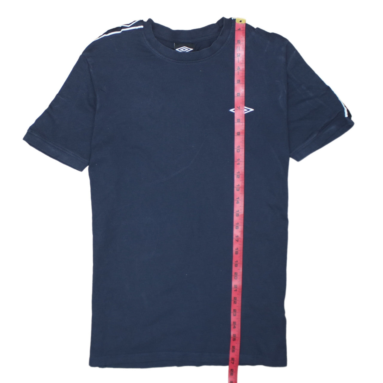 Umbro Men’s Blue Short Sleeve Crew Neck Cotton Sports T-Shirt Size M