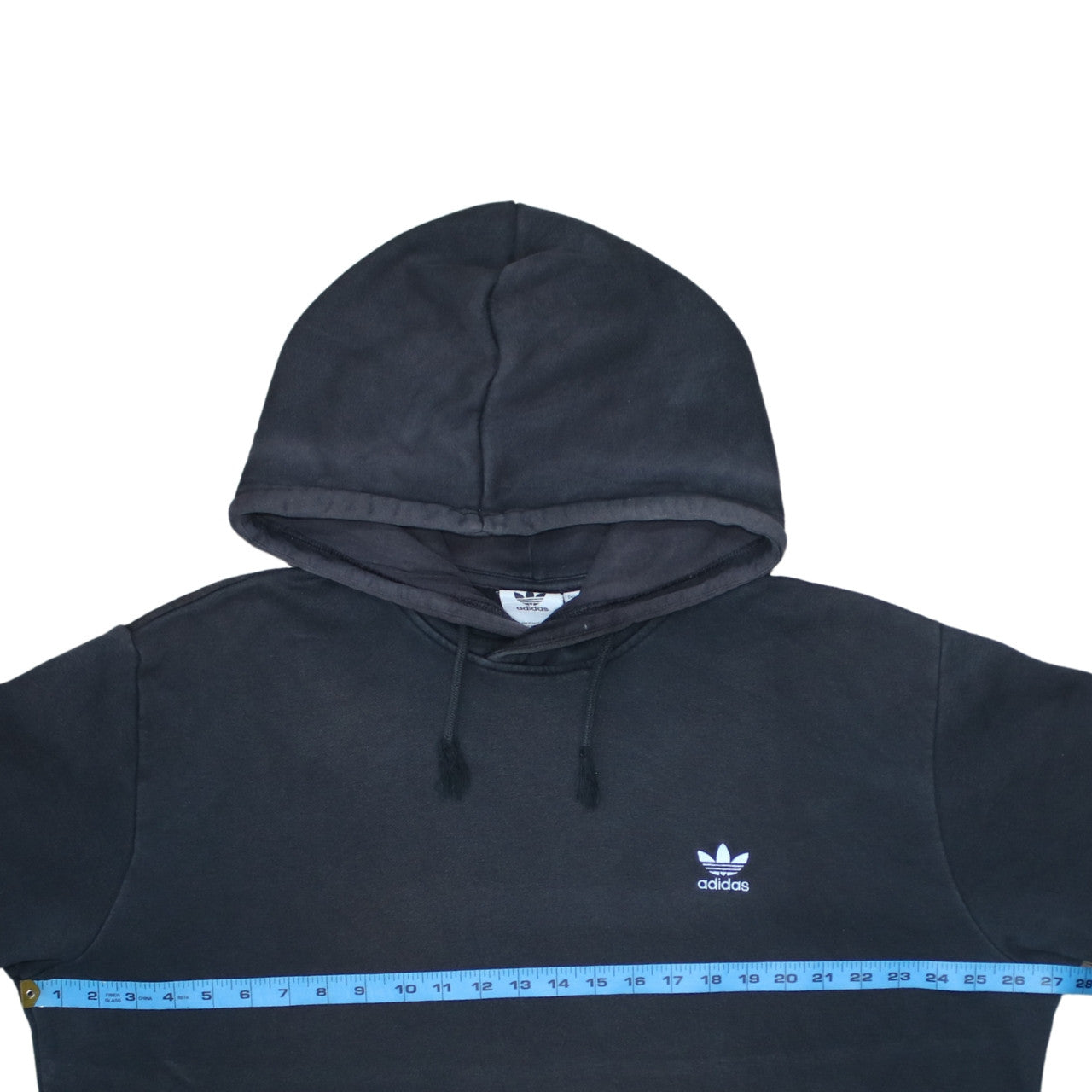 Adidas Mens Black XL Pullover Hoodie Fleece Sweatshirt