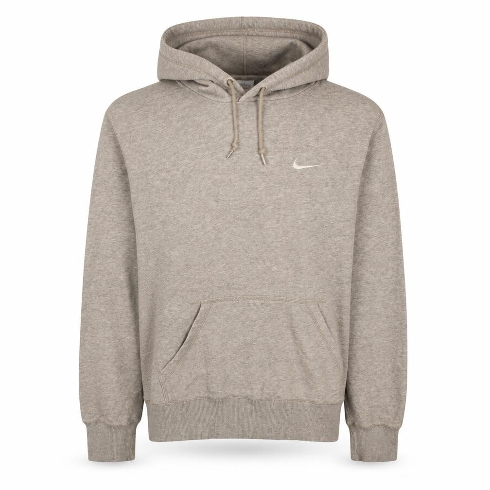 Nike Men's Grey Pullover Hoodie Regular Fit Fleece Size M