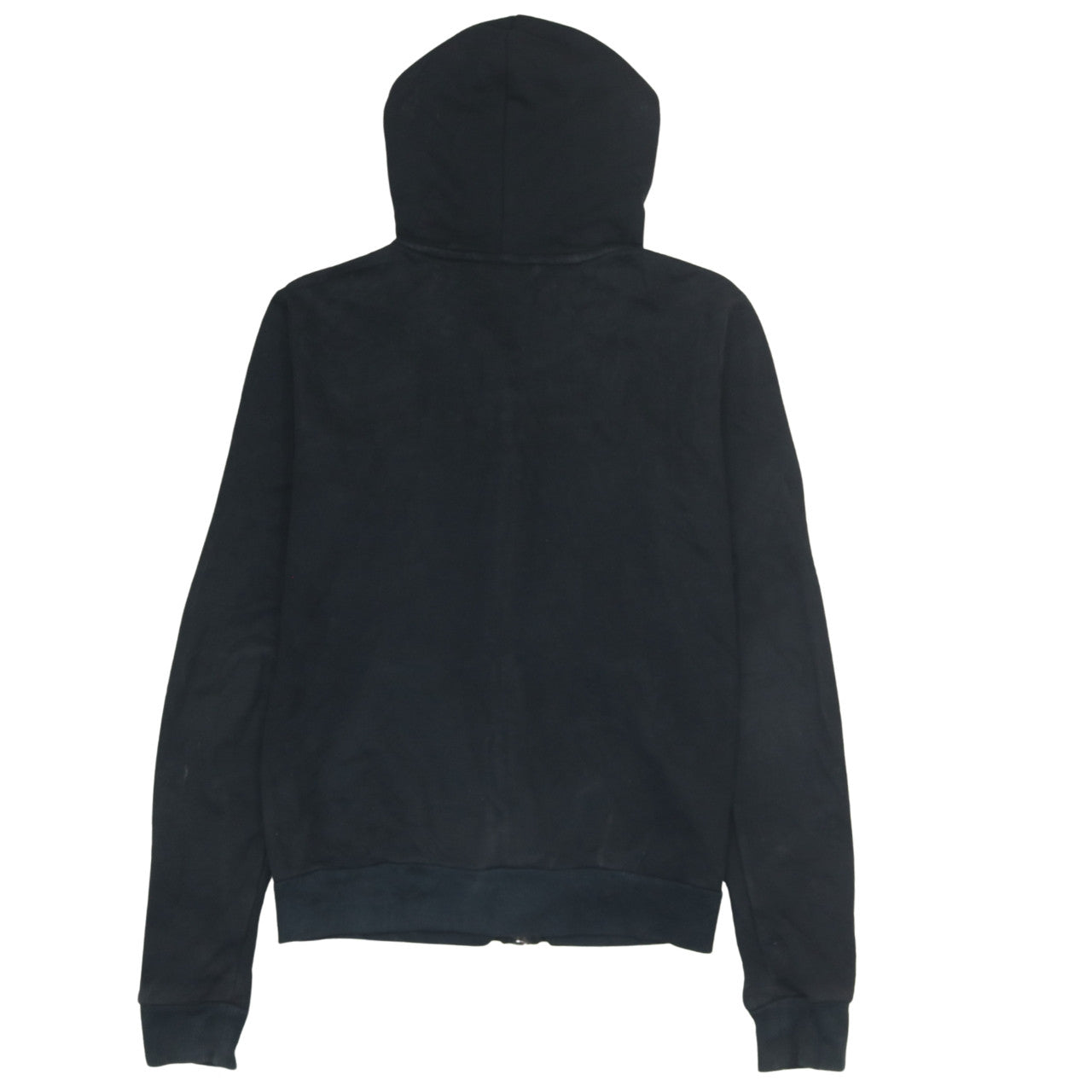 Puma Womens Black Full Zip Hoodie Sweatshirt L Logo Print Casual