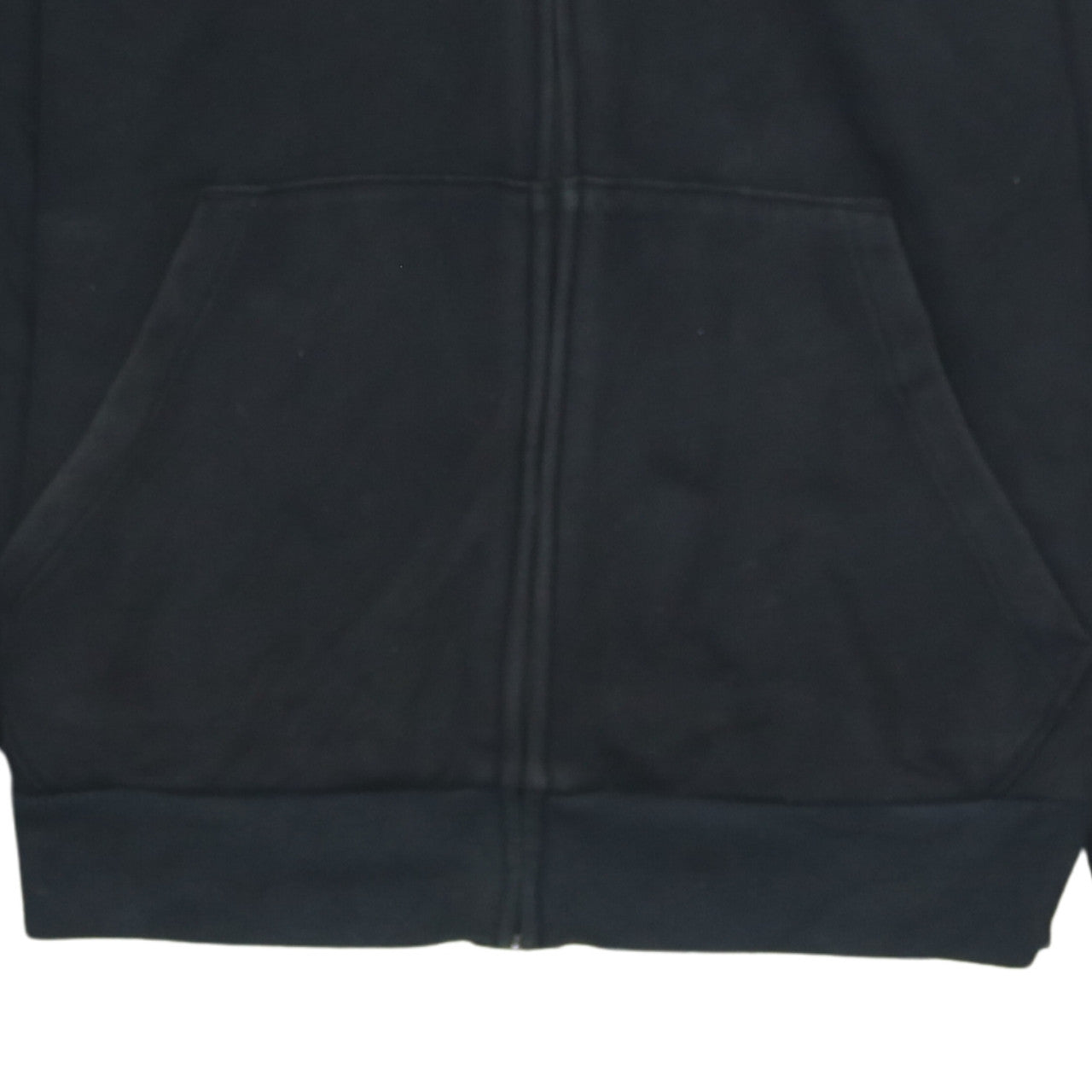 Puma Womens Black Full Zip Hoodie Sweatshirt L Logo Print Casual