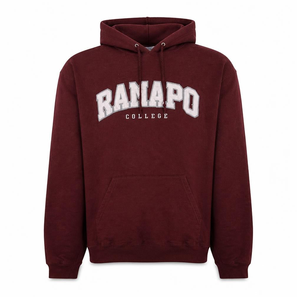 Champion Men's Red Ramapo College Pullover Hoodie L