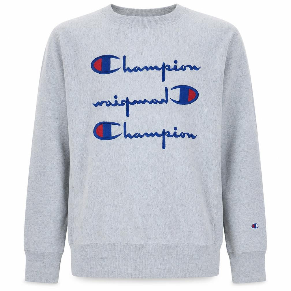 Champion Men Grey XL Reverse Weave Pullover Sweatshirt