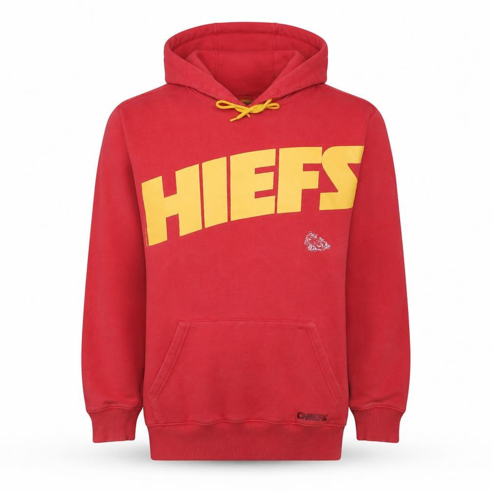 NFL Team Apparel Men's Red Chiefs Hoodie Pullover Size L