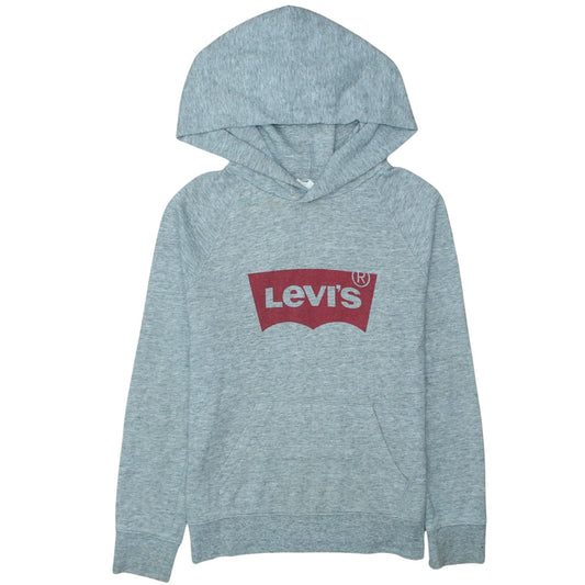 Levi's Grey Logo Pullover Hoodie Teens S Regular Fit