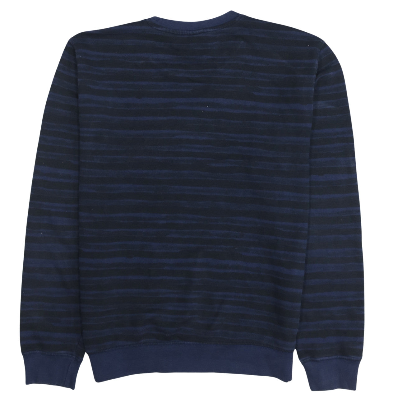 Champion Men's Blue Striped Pullover Sweatshirt Medium