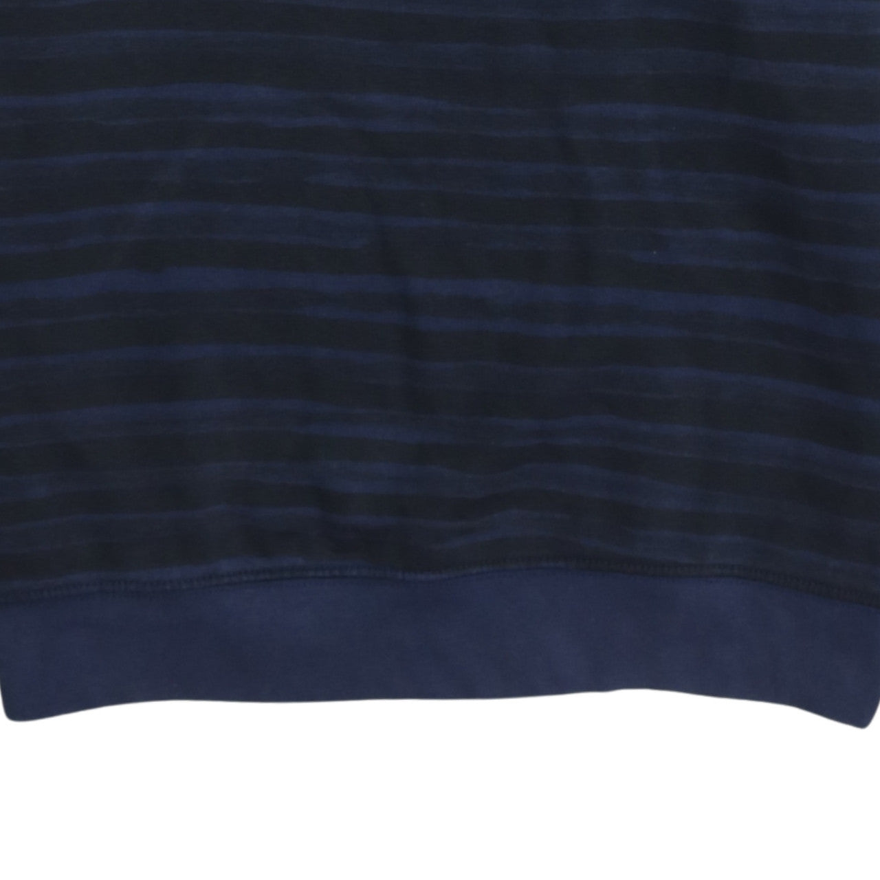 Champion Men's Blue Striped Pullover Sweatshirt Medium