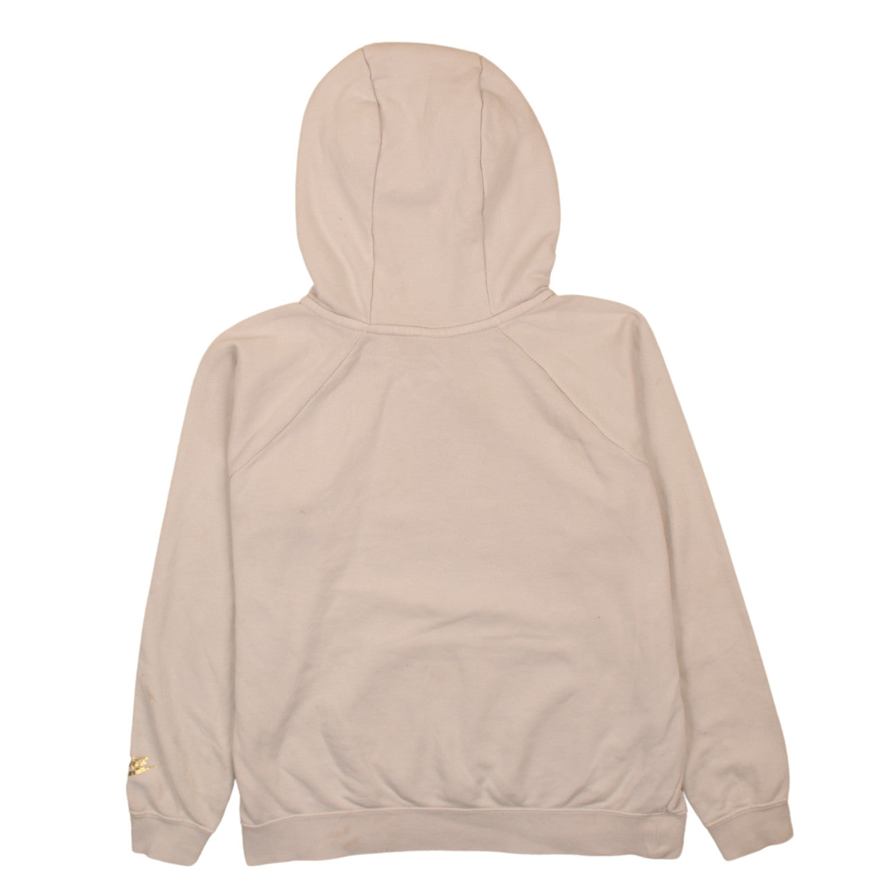 Nike Men’s Beige Pullover Hoodie M Regular Fit Sportswear