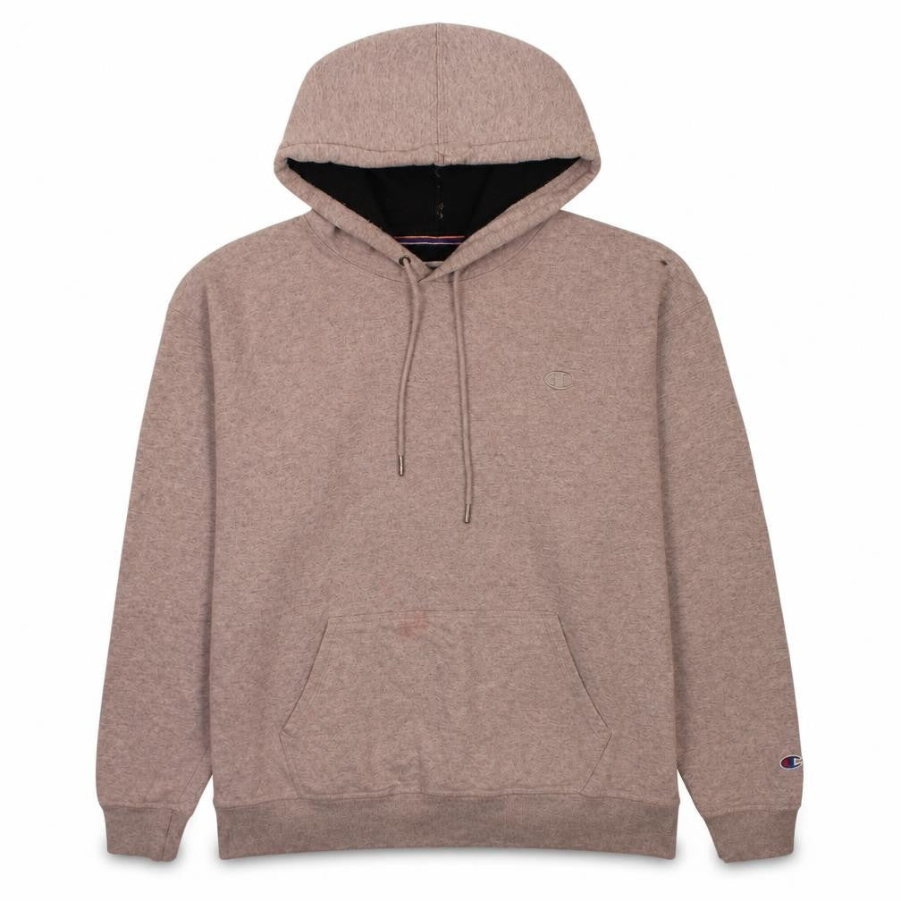 Champion Men’s Beige Pullover Hoodie XL Fleece Athletic Sweatshirt