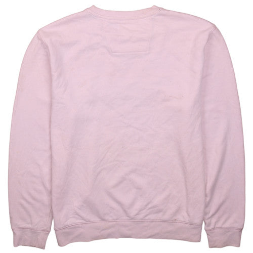 Nautica Men’s Pink Embroidered Logo Sweatshirt Size M