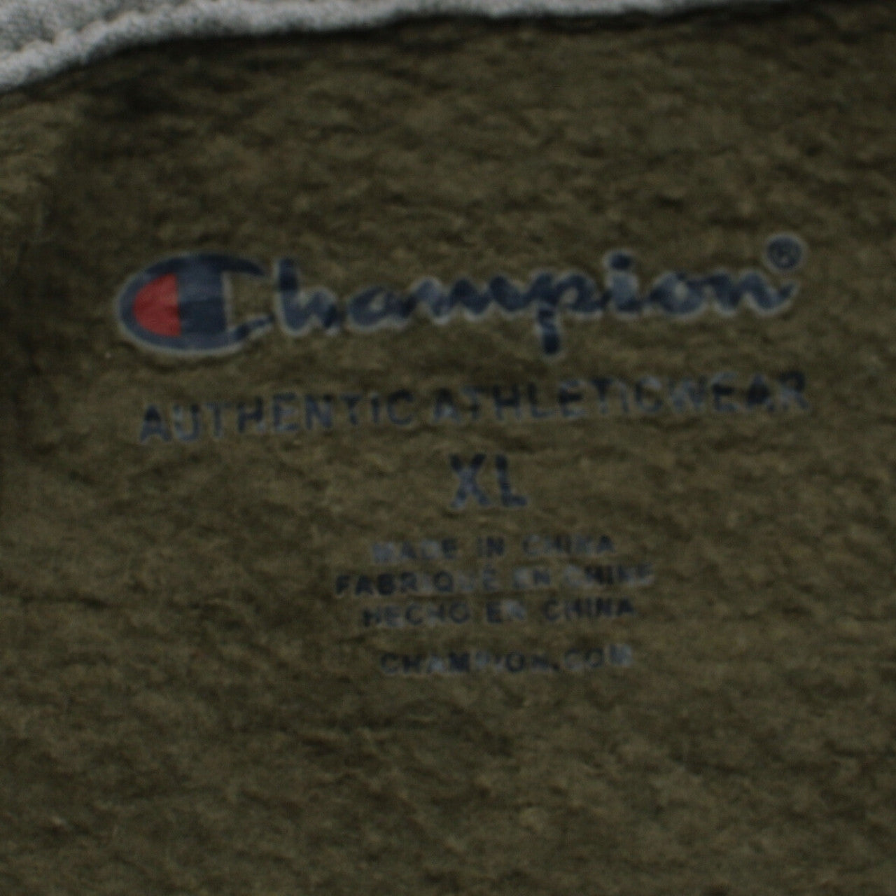 Champion Boys Green XL Camouflage Logo Pullover Hoodie Sweatshirt