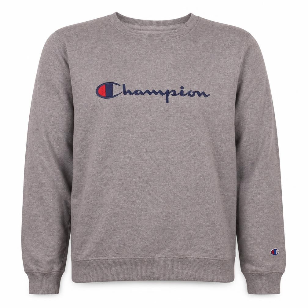 Champion Men's Grey XL Crew Neck Pullover Sweatshirt