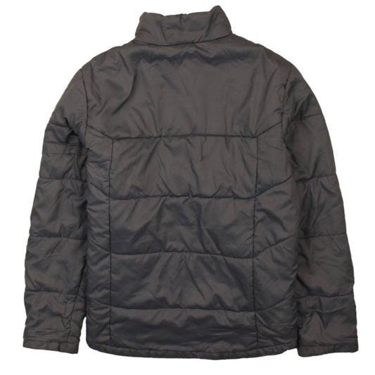 Puma Boys Grey Puffer Jacket 164 Winter Full Zip Quilted Coat