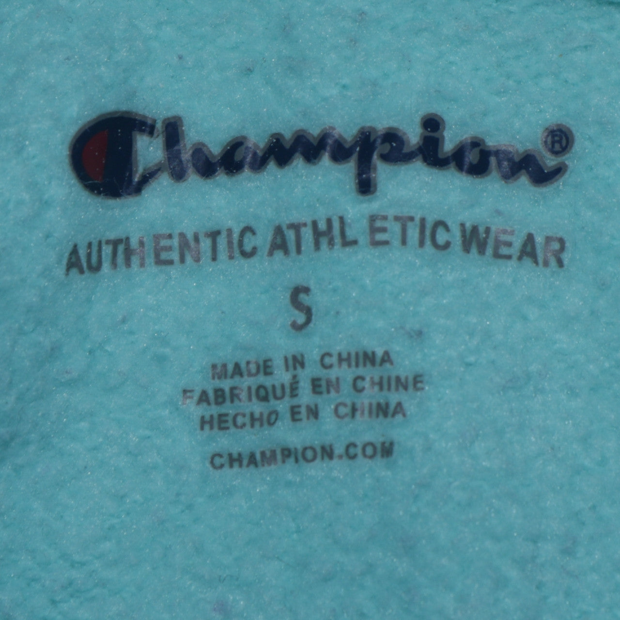 Champion Girls Aqua Blue Pullover Hoodie Small - Embroidered Logo, Fleece Lined