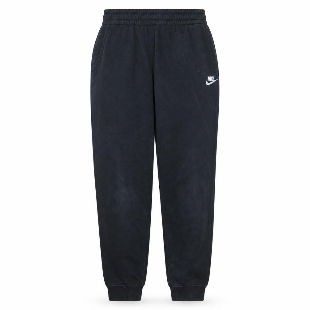Front view of Nike boys’ black xl jogger sweatpants fleece tapered activewear trousers