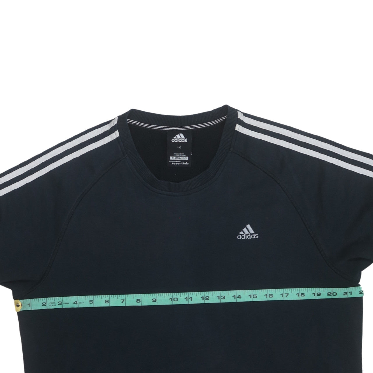 Adidas Mens Black Climalite Crew Neck Pullover Sweatshirt L