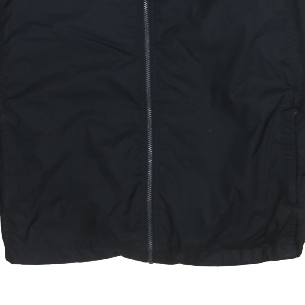 Adidas Mens Black L Windbreaker Zip Jacket Lightweight Sportswear