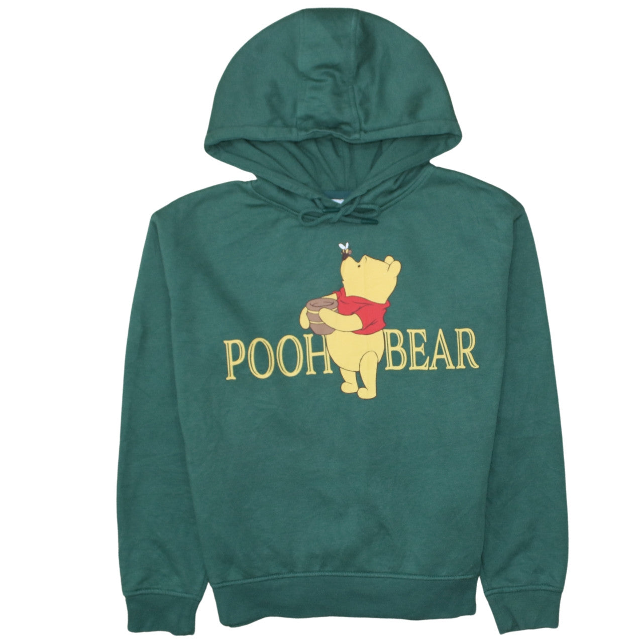 Disney Women's Green Winnie the Pooh Pullover Hoodie Size S