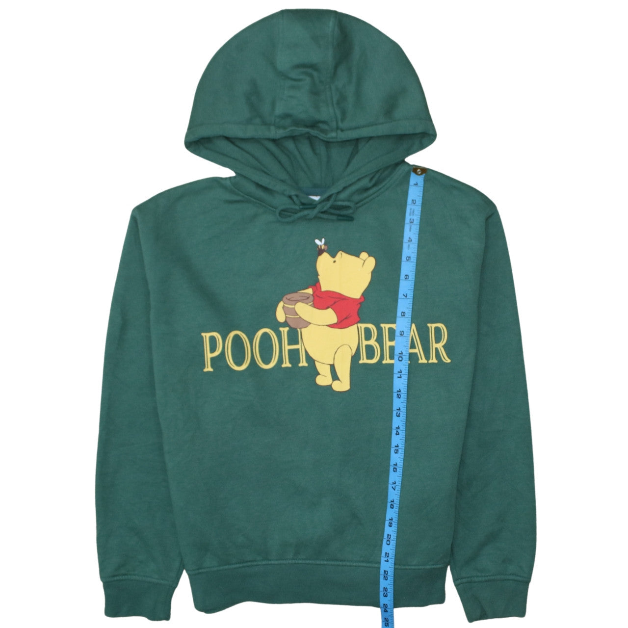 Disney Women's Green Winnie the Pooh Pullover Hoodie Size S