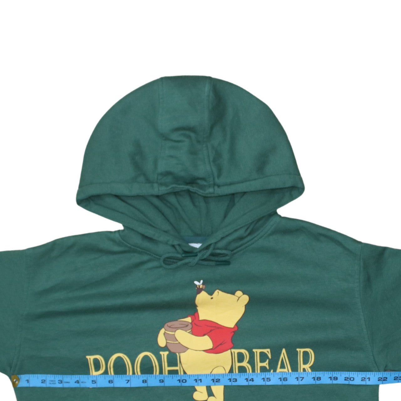 Disney Women's Green Winnie the Pooh Pullover Hoodie Size S