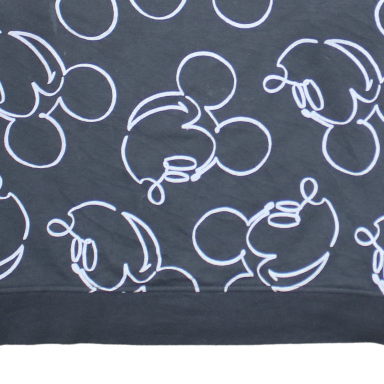 Disney Primark Women Black Mickey Mouse Sweatshirt Size L 14/16