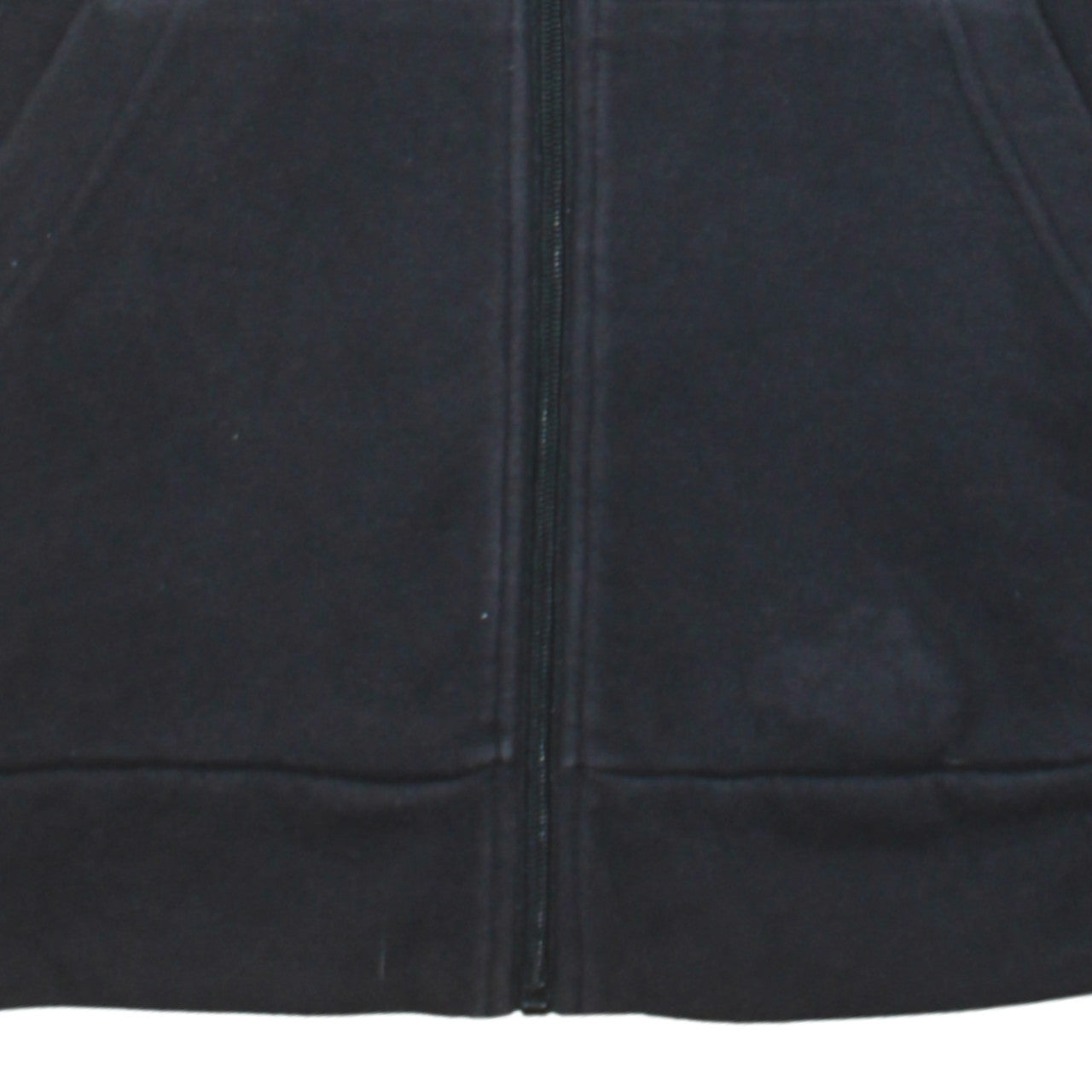 Calvin Klein Men Black Full Zip Hoodie Size S Logo Fleece