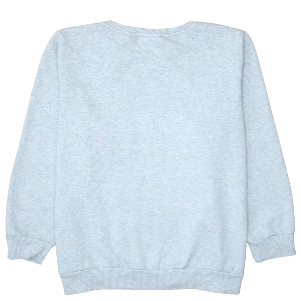 Brand and care label for Disney at George girls’ grey minnie mouse animal print pullover sweatshirt xl