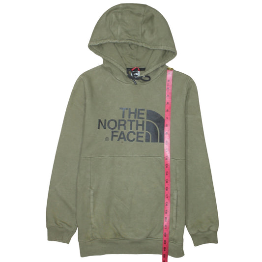 The North Face Womens Green Pullover Hoodie Small Cotton Casual