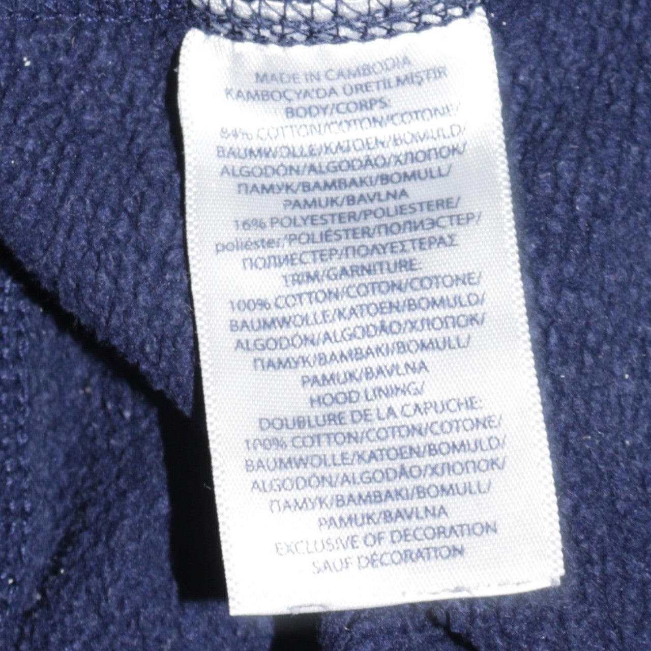 Polo Ralph Lauren Men’s Blue Full Zip Hoodie XL Classic Fit