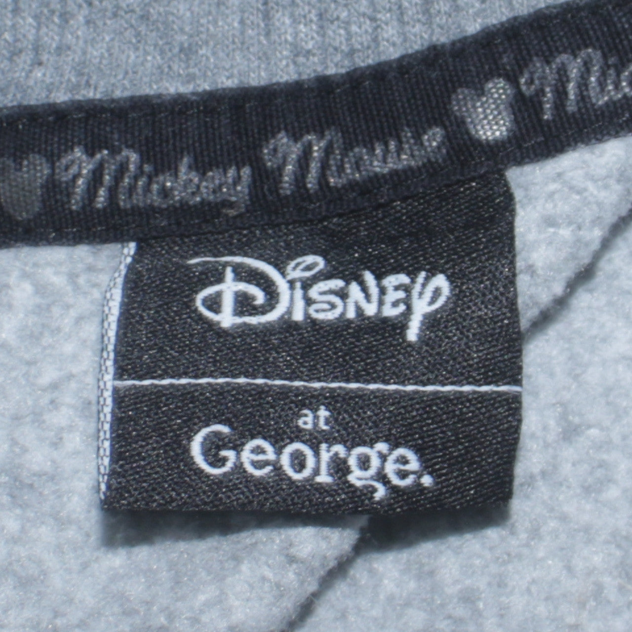 Disney at George Womens Grey Sequin Mickey Mouse Sweatshirt UK 10