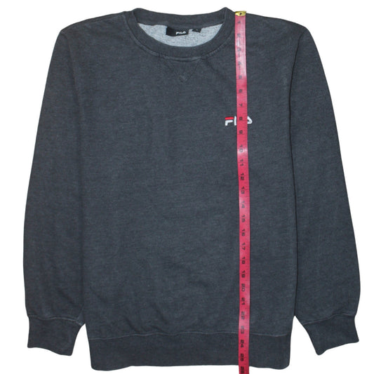 FILA Mens Grey Crew Neck Pullover Sweatshirt Medium