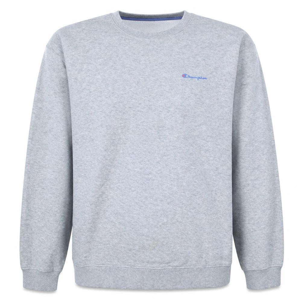 Champion Men's Grey 2XL Crew Neck Pullover Sweatshirt