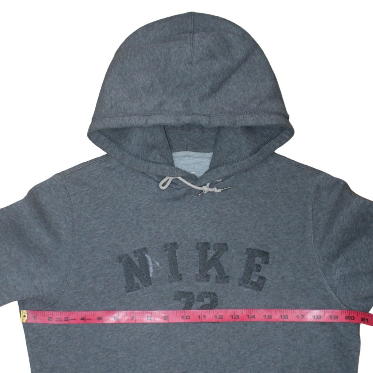 Nike Men's Grey Pullover Hoodie S Fleece Sportswear