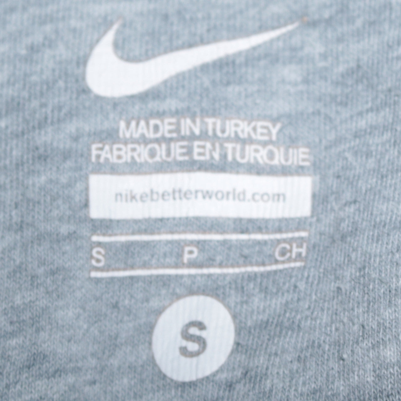 Nike Men's Grey Pullover Hoodie S Fleece Sportswear
