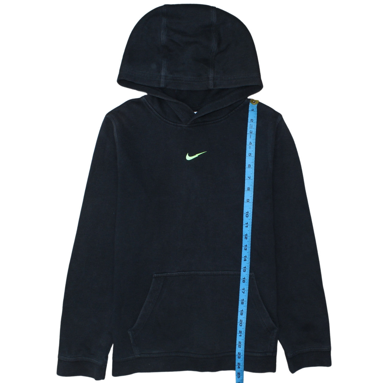 Nike Boys Black Pullover Fleece Hoodie XL 158-170cm Logo Sportswear