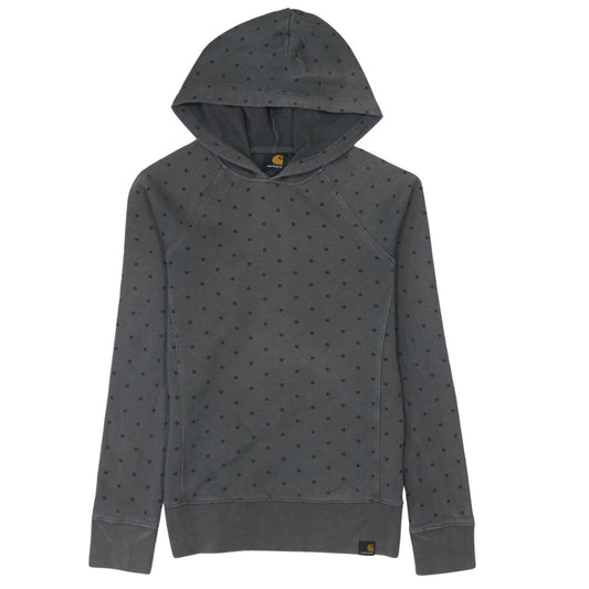 Carhartt Mens Grey Polka Dot Pullover Hoodie XS