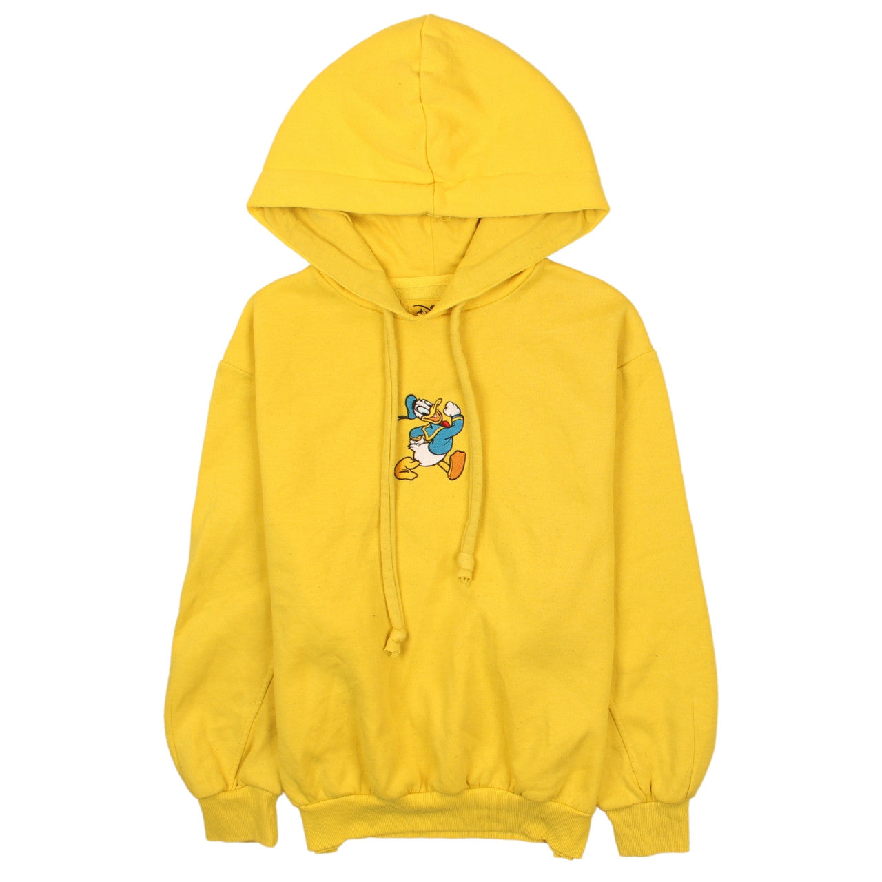 Disney Cropp Women's Yellow Donald Duck Pullover Hoodie XS